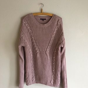 Mauve oversized sweater